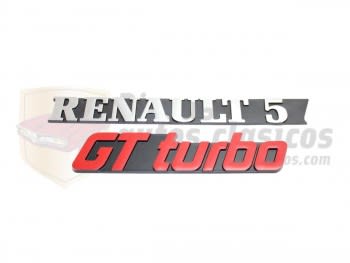 Anagrama Renault 5 GT Turbo con adhesivo