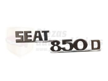 Anagrama Seat 850 D Cromado Metálico