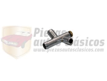 Purga Racord T Con Sangrador Bomba De Agua Renault 12, 15 y 17 metal OEM: 7702005701 / 7700521733