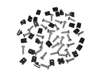 Kit 30 tornillos con tuerca enjaulada para chasis 2CV / Dyane / Mehari equivalente