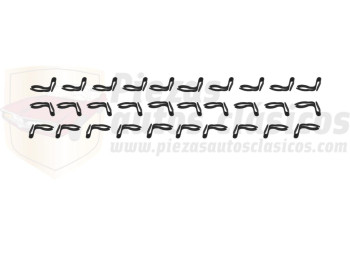 Kit 30 grapas sujeción de panel de puerta recambio calidad equivalente NR14186971